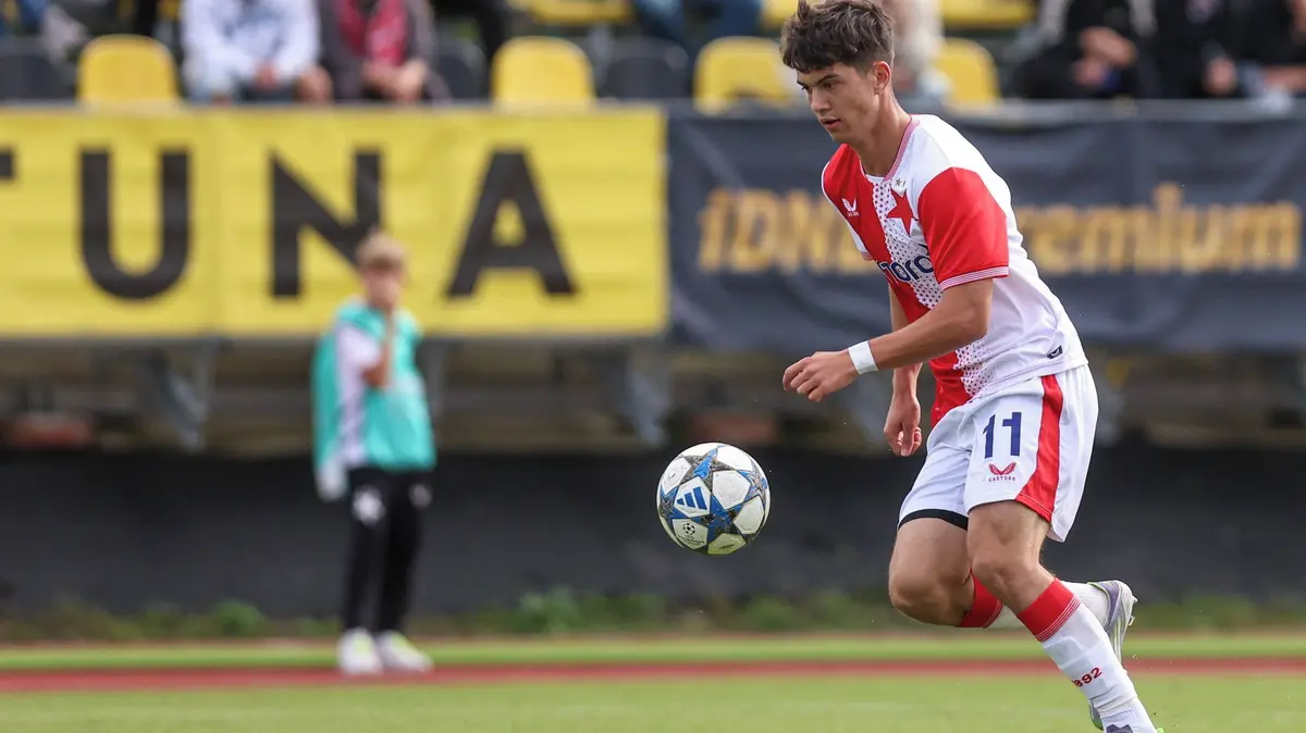 Paráda. Mladíci Slavie na úvod Ligy mistrů zvítězili, zazářil dvougólový střelec