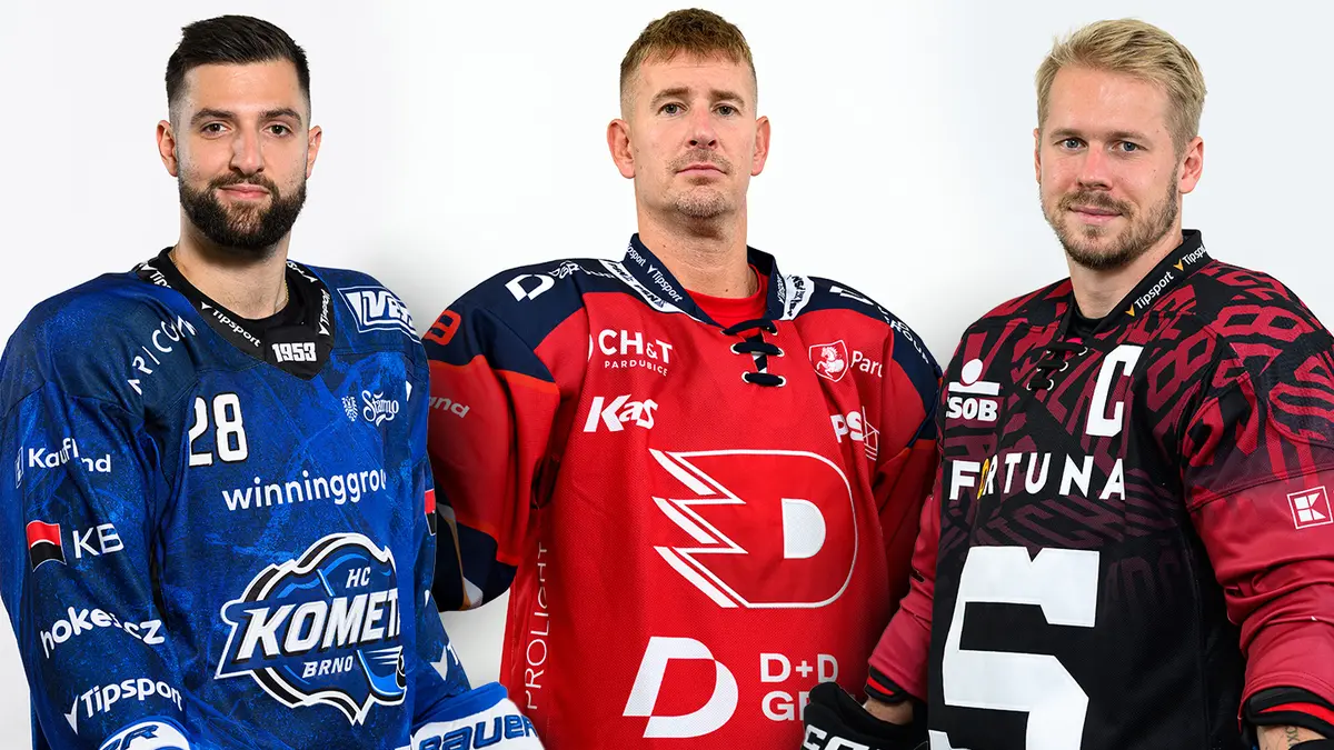 Sparta se třemi sadami, Vary se svítícím efektem. Hlasujte, který z extraligových klubů má nejhezčí dresy