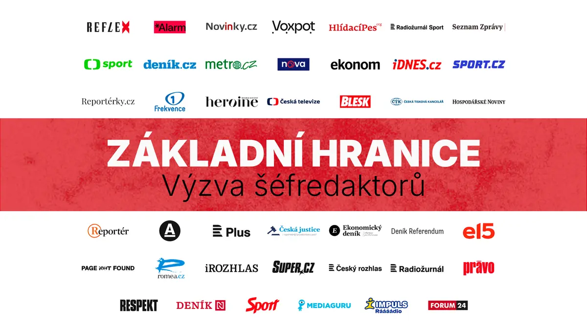 Média vyzývají všechny politiky k odmítnutí násilí a svobodnému přístupu k informacím