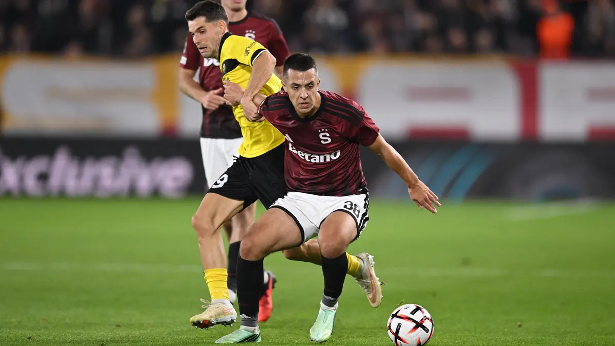 FOTBAL ONLINE: Sparta usiluje o druhou výhru v Evropské lize. Její převaha v prvním poločase ke gólu nevedla 