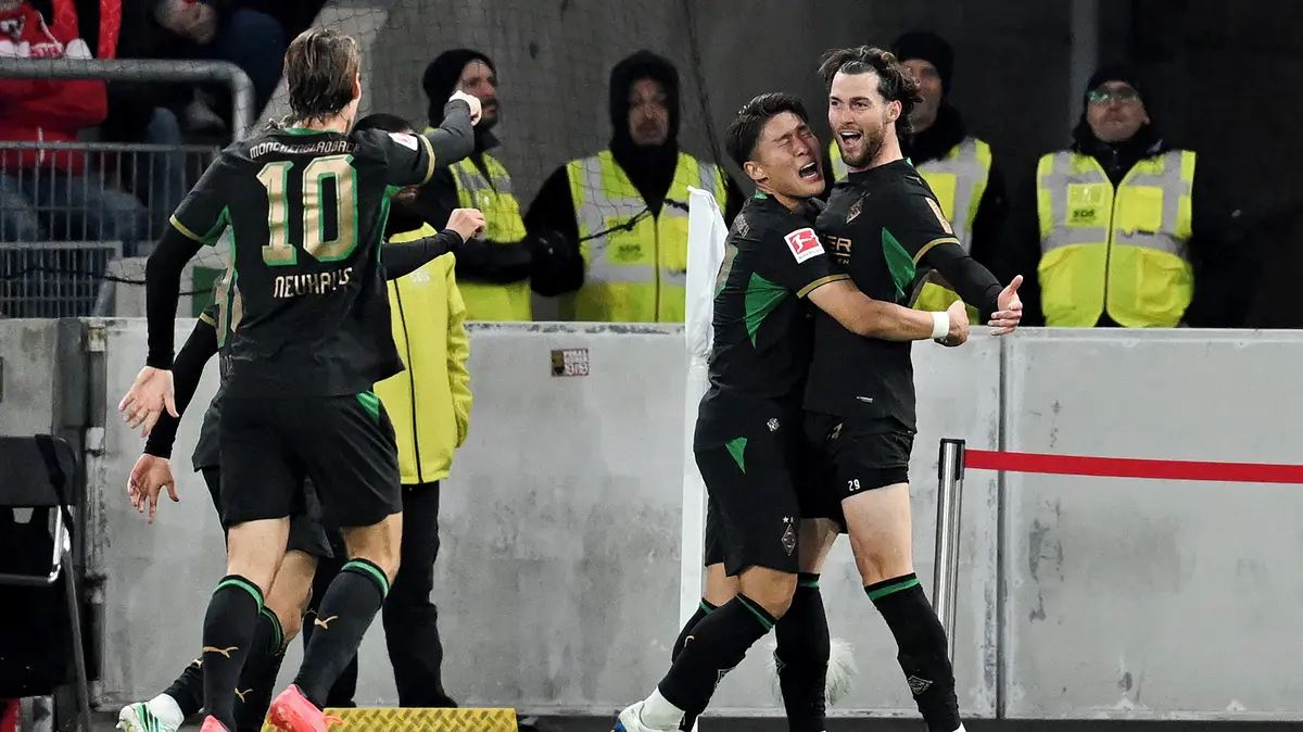 Fotbalisté Mönchengladbachu poprvé v sezoně bodovali